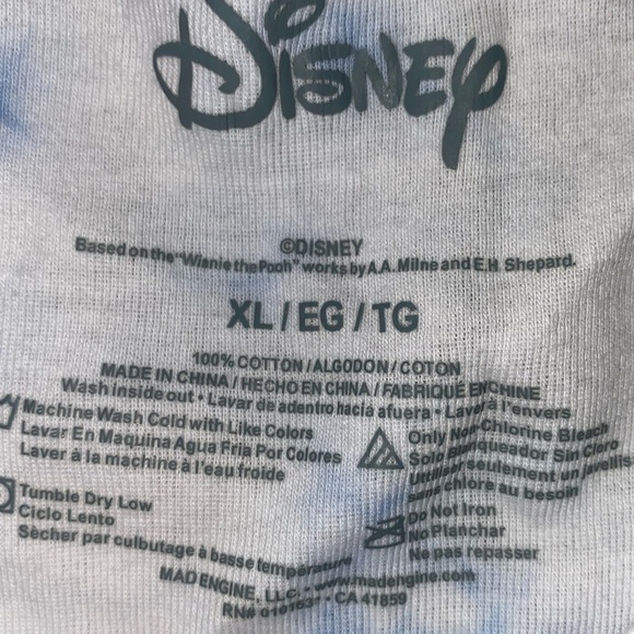 Disney Winnie The Pooh Group Tie-Dye Tank Top - Picture 5 of 6